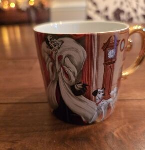 Disney Store Fairytale Designer Collection CRUELLA DE VIL Coffee Mug Cup